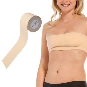 Magic Breast Tape Caffe latte bomull One Size Dame