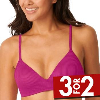 Sloggi Shore Dottyback Bikini Triangle Bra Cerise polyester L+ Dame