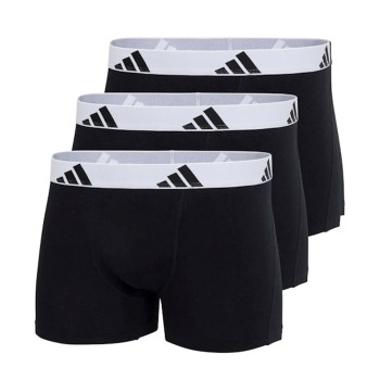 adidas Kalsonger 3P Active Flex Cotton Trunk Vit/Svart bomull Small Herr