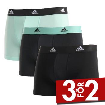 adidas Kalsonger 3P Active Flex Cotton Trunk Turkos bomull Small Herr