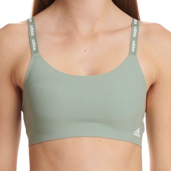 adidas BH BOS Micro Cut Free Scoop Lounge Bra Oliv X-Large Dam