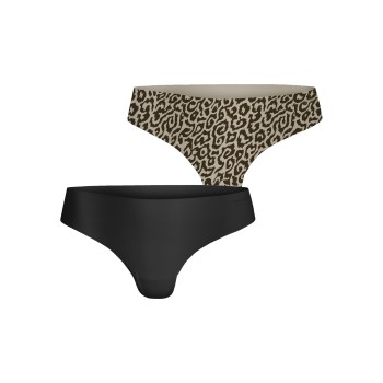 Bilde av Björn Borg Truser 2p Performance Thong 2212 Leopard X-large Dame