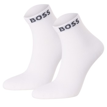 Bilde av Boss Strømper 2p Cotton Mix Ankle Sock Hvit Str 43/46 Herre