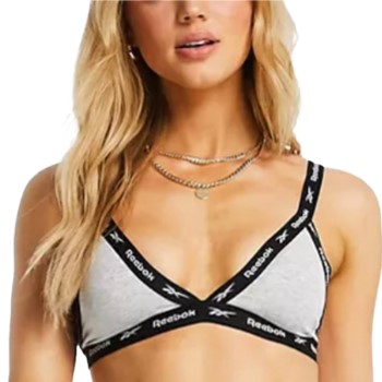 Bilde av Reebok Bh Dotty Triangle Bra Grå Bomull Large Dame