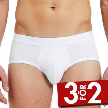 Bread and Boxers Brief Multi Kalsonger 3P Vit ekologisk bomull Small Herr