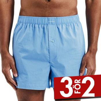 Bread and Boxers Boxer Shorts Multi Kalsonger 2P Ljusbl&aring; ekologisk bomull Large Herr