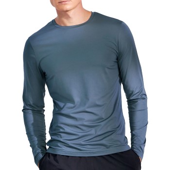 Bilde av Bread And Boxers Active Long Sleeve Shirt Blå Polyester X-large Herre