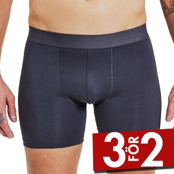 Bread and Boxers Active Boxer Brief Kalsonger 2P Gr&aring; polyester Small Herr