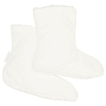 Alternativ bild 0 för Damella Strumpor Jaquard Fleece Slippers Vit polyester Strl 35/37 Dam
