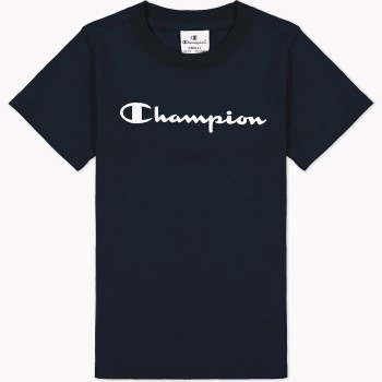 Bilde av Champion American Classics Legacy Girls T-shirt Marine Bomull Medium Dame
