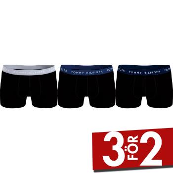 Tommy Hilfiger Kalsonger 3P Logo Essential Trunks Svart Medium Herr