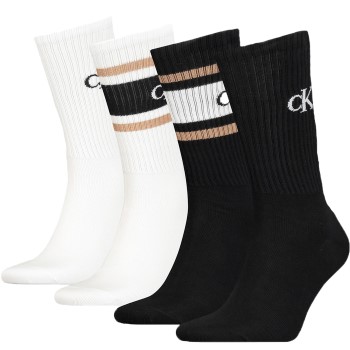Bilde av Calvin Klein Strømper 4p Sport Logo Socks Gift Box Svart/hvit One Size Herre
