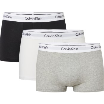 Bilde av Calvin Klein 3p Modern Cotton Stretch Trunk Hvit/grå Bomull Medium Herre