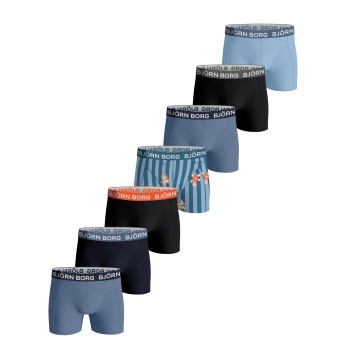 Bilde av Björn Borg 7p Cotton Stretch Boxer Mixed Bomull Small Herre