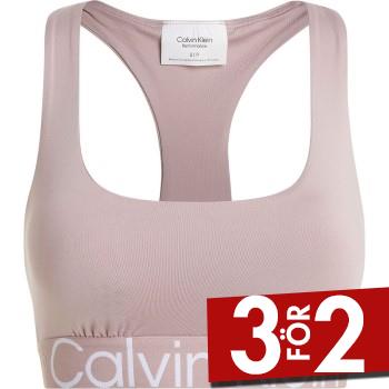 Calvin Klein BH Sport Medium Impact Sports Bra Rosa Small Dam