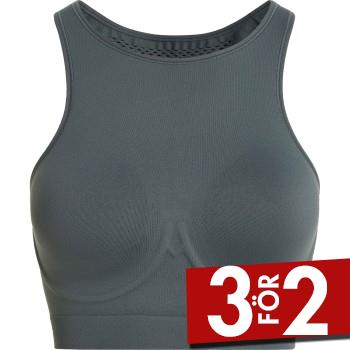 Calvin Klein BH Sport Soft Medium Support Sports Bra Gr&ouml;n polyamid Small Dam