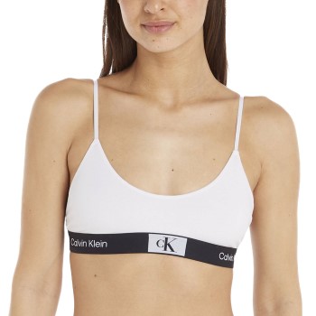 Bilde av Calvin Klein Bh Ck96 Unlined Bralette Hvit Bomull Medium Dame