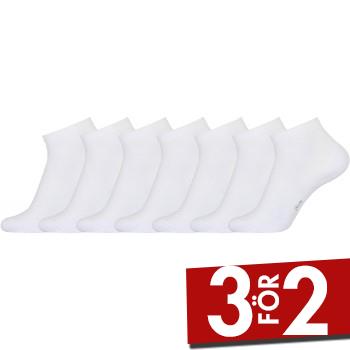 JBS Strumpor 7P Bamboo Anklet Socks Vit Strl 37/40 Herr