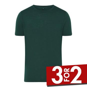 JBS of Denmark Wool T-shirt Grøn uld Small Herre