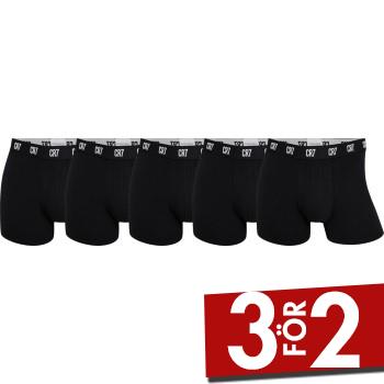 CR7 Cristiano Ronaldo Kalsonger 5P Organic Cotton Trunks Svart bomull Small Herr