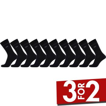 CR7 Cristiano Ronaldo Strømper 10P Everyday Socks Sort Str 40/46 Herre billede