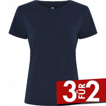 JBS of Denmark Basic Tee Bamboo Blend FSC Marine Small Damen