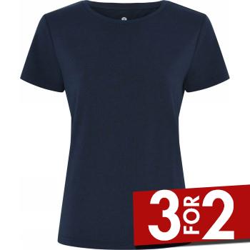 JBS of Denmark Basic Tee Bamboo Blend FSC Marine Small Dame