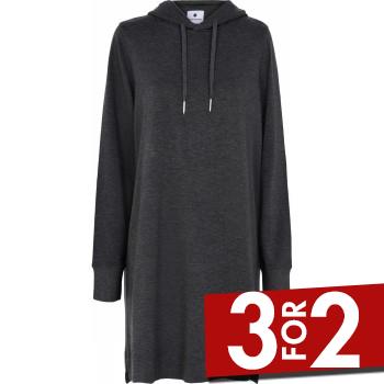 JBS of Denmark Bamboo Hoodie Dress Mørkgrå Medium Dame