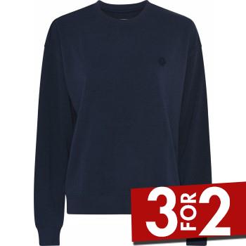 JBS of Denmark Bamboo Badge Sweatshirt Marine Small Dame