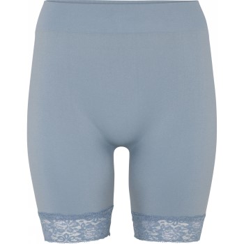 Bilde av Decoy Long Shorts With Lace Blå X-large Dame