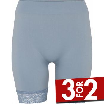 Decoy Long Shorts With Lace Blå M/L Dame