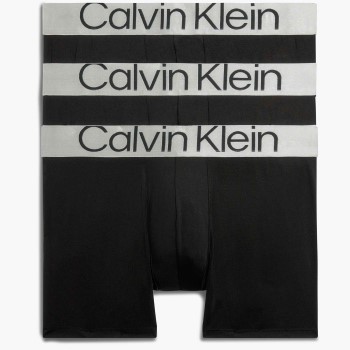 Bilde av Calvin Klein 3p Boxer Brief Svart Polyester Small Herre