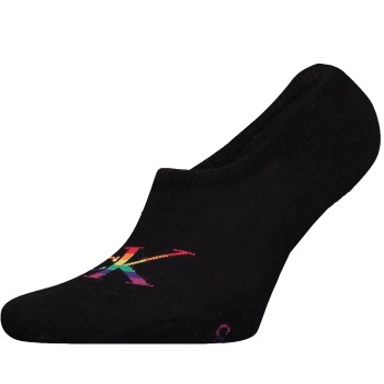 Bilde av Calvin Klein Strømper Footie High Cut Pride Sock Svart One Size