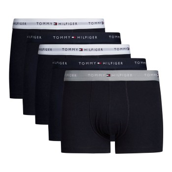 Tommy Hilfiger 5P Signature Cotton Essential Trunk Hvit/Marine bomull Medium Herre