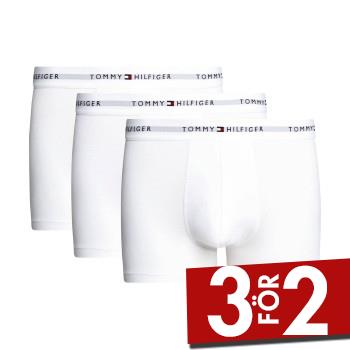 Tommy Hilfiger Kalsonger 3P Signature Essential Cotton Trunk Vit bomull Small Herr