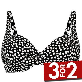 Rosa Faia Summer Dot Bikini Top Sort/Hvid B 40 Dame billede