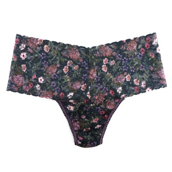 Hanky Panky Signature Lace Print Retro Thong