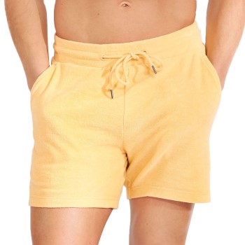 Bilde av Bread And Boxers Terry Shorts Gul økologisk Bomull Medium Herre