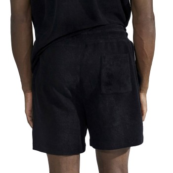 Bilde av Bread And Boxers Terry Shorts Svart økologisk Bomull Large Herre