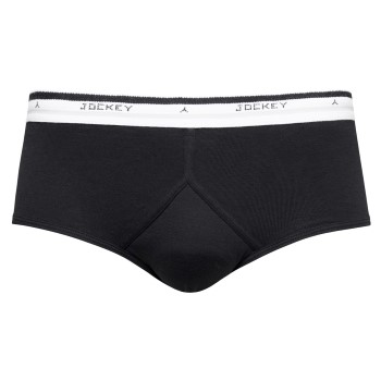Jockey Cotton Y-front Brief Svart bomull Large Herre
