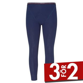 Jockey Spurt Cotton Long Johns Navy bomull Small Herr