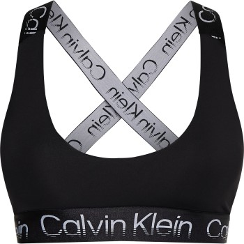 Bilde av Calvin Klein Bh Sport Active Icon Medium Support Bra Svart Medium Dame