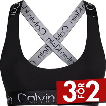 Calvin Klein BH Sport Active Icon Medium Support Bra Svart Medium Dam