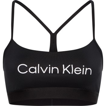 Calvin Klein BH Sport Essentials Low Support Bra Svart polyester Small Dame