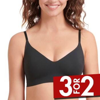 Sloggi BH ZERO Microfibre 2.0 Bralette Sort Medium Dame billede