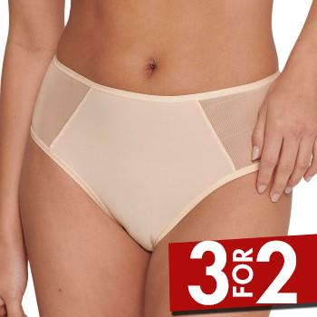Sloggi Trusser Soft Adapt High Waist Beige X-Small Dame
