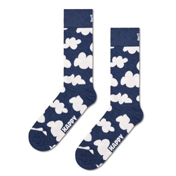 Bilde av Happy Sock Cloudy Navy Sock Strømper Marine Str 36/40