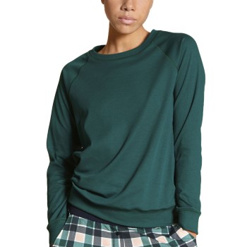 Bilde av Calida Favourites Holidays Long Sleeve Shirt Grønn Bomull X-small Dame