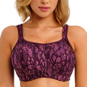 Freya BH High Octane Underwired Sports Bra Plommon D 80 Dam