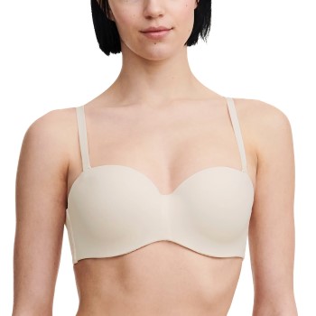 Chantelle BH Corsetry T-Shirt UW Strapless Bandeau Benhvit D 90 Dame